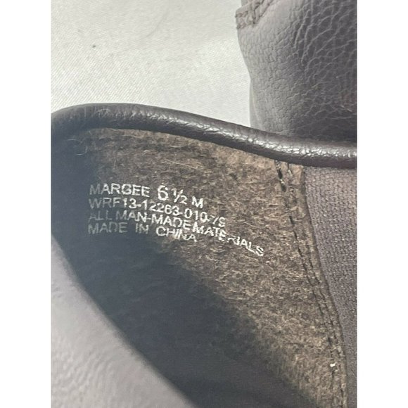 Bare Traps Ankle Booties Brown Side Zipper "Margie" Size 6.5 M Boots Classy Chic - Picture 7 of 10